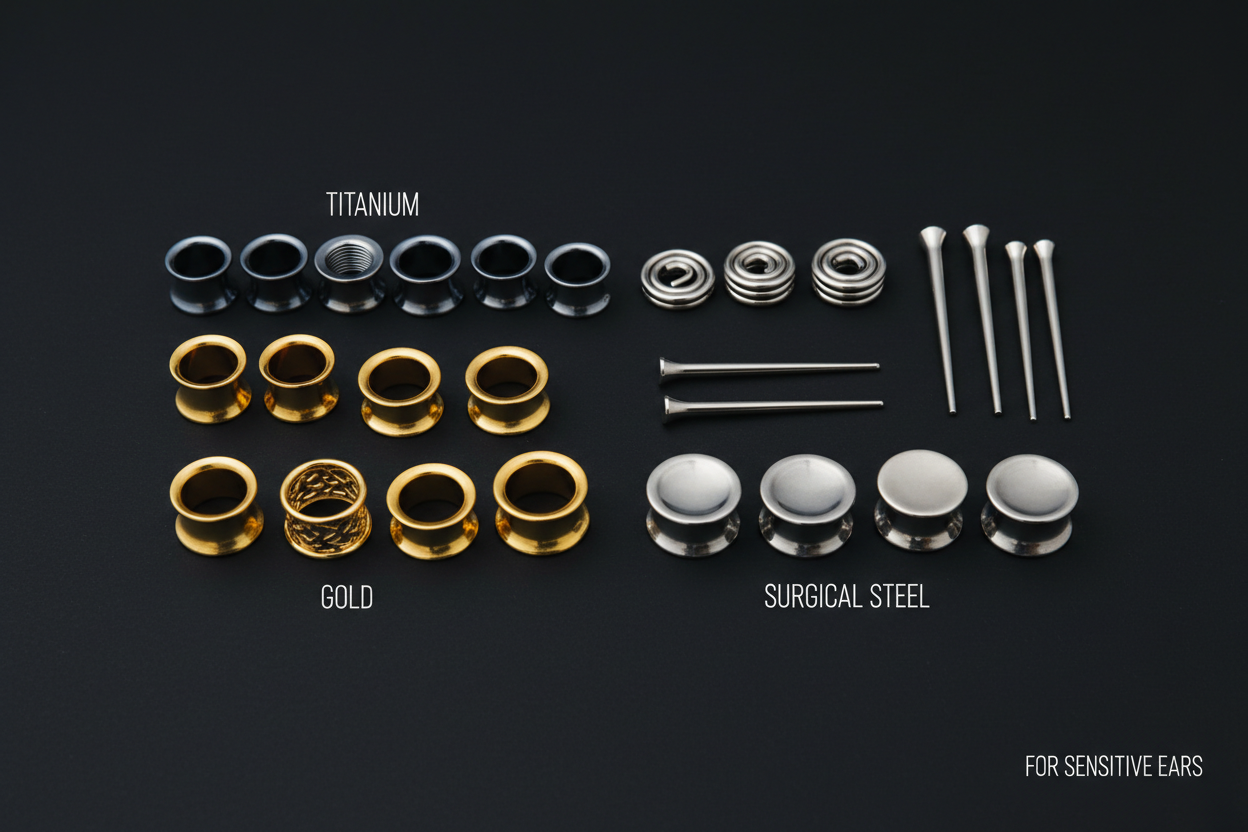 Best Body Jewelry Materials for Sensitive Ears