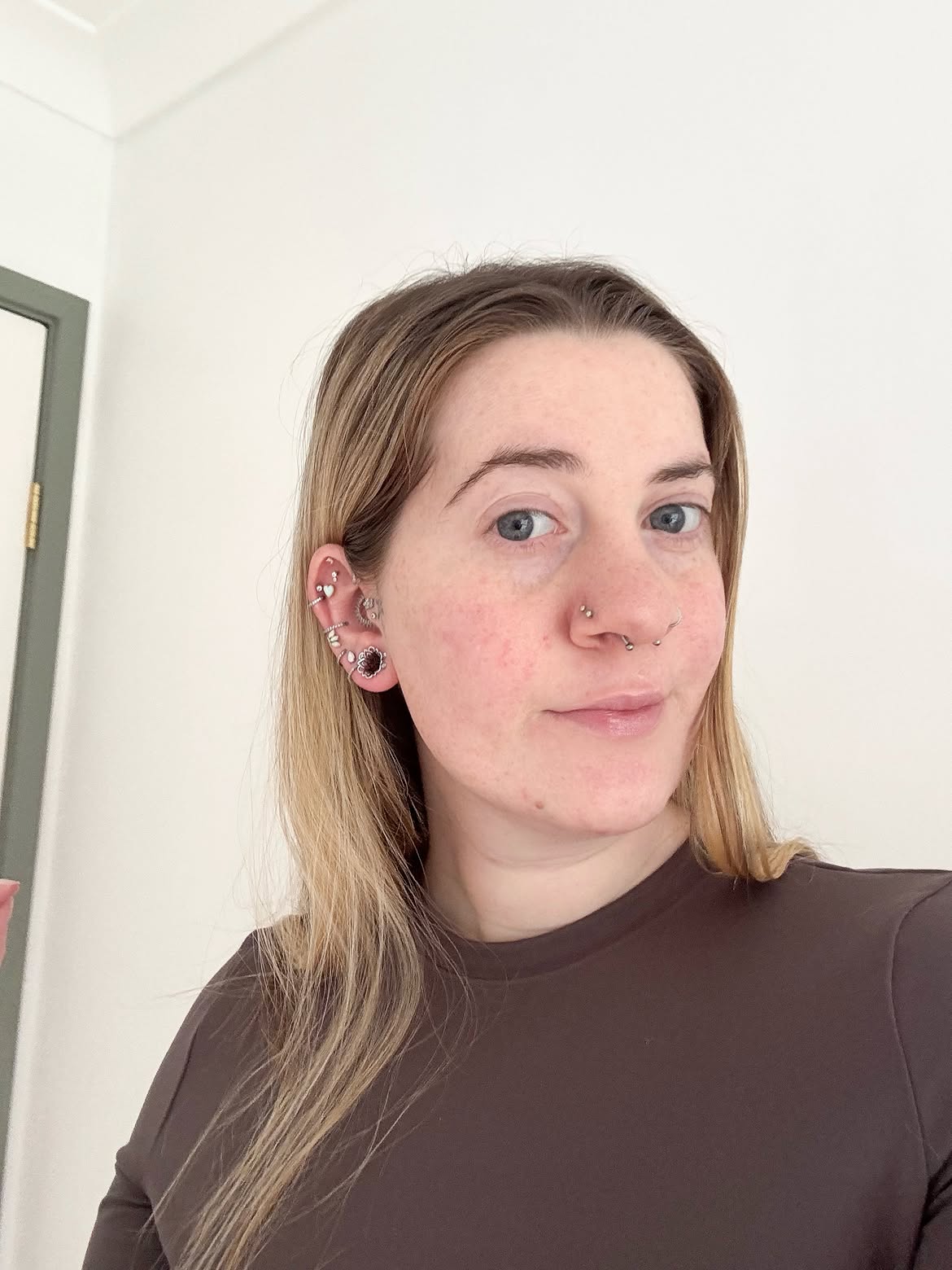 Floral Hollow Ear Tunnels