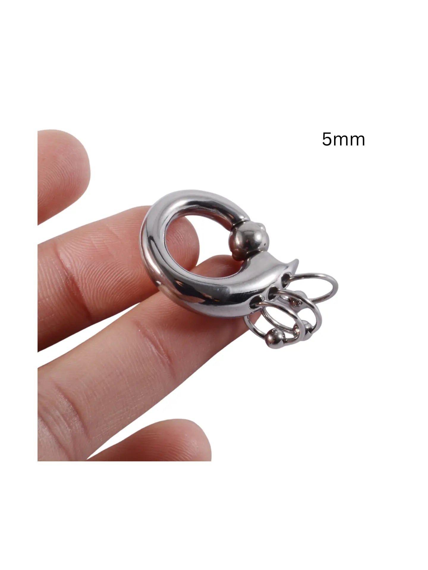 Boucles d'oreilles triples empilées PunkPlugs