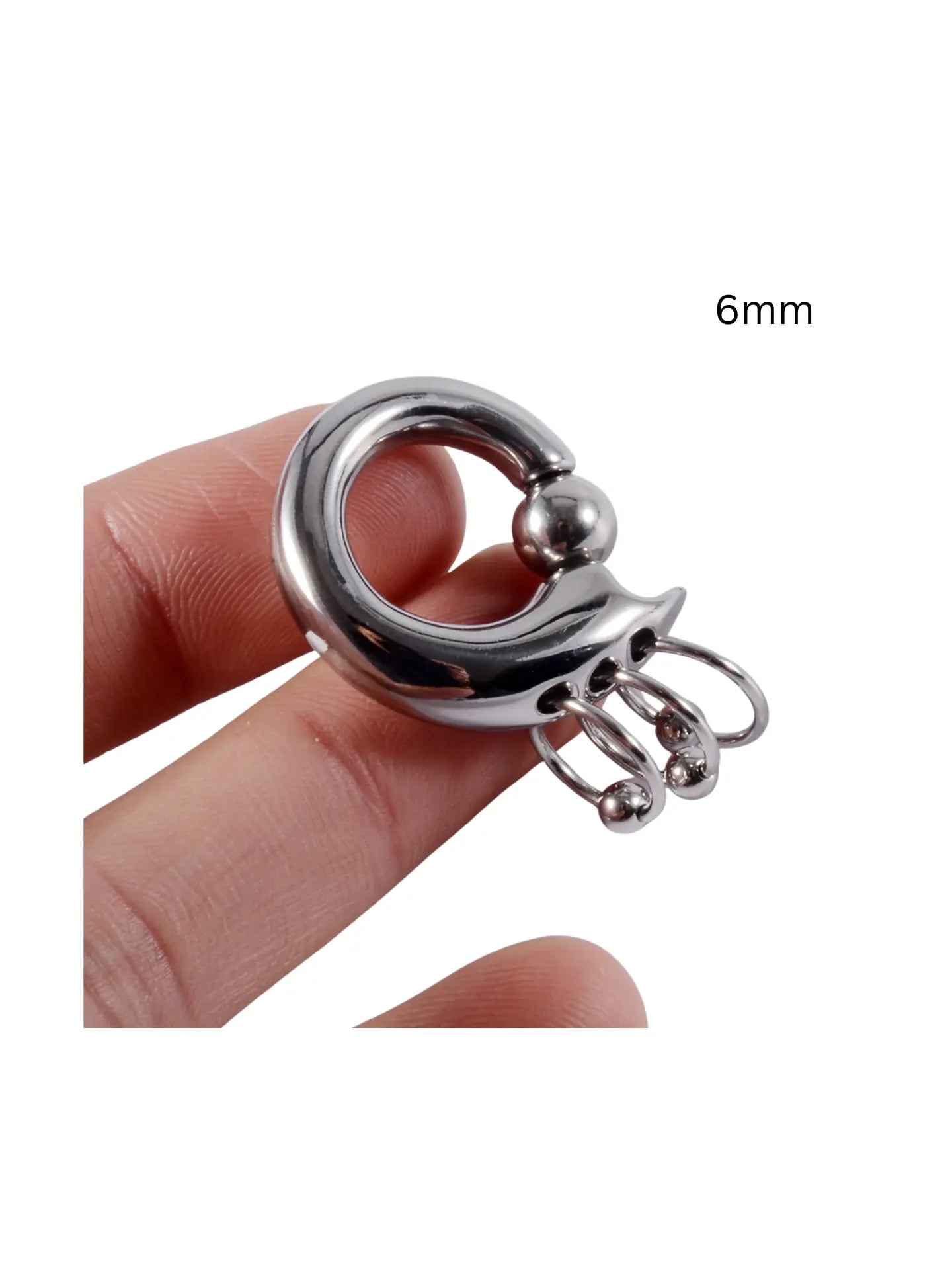 Boucles d'oreilles triples empilées PunkPlugs