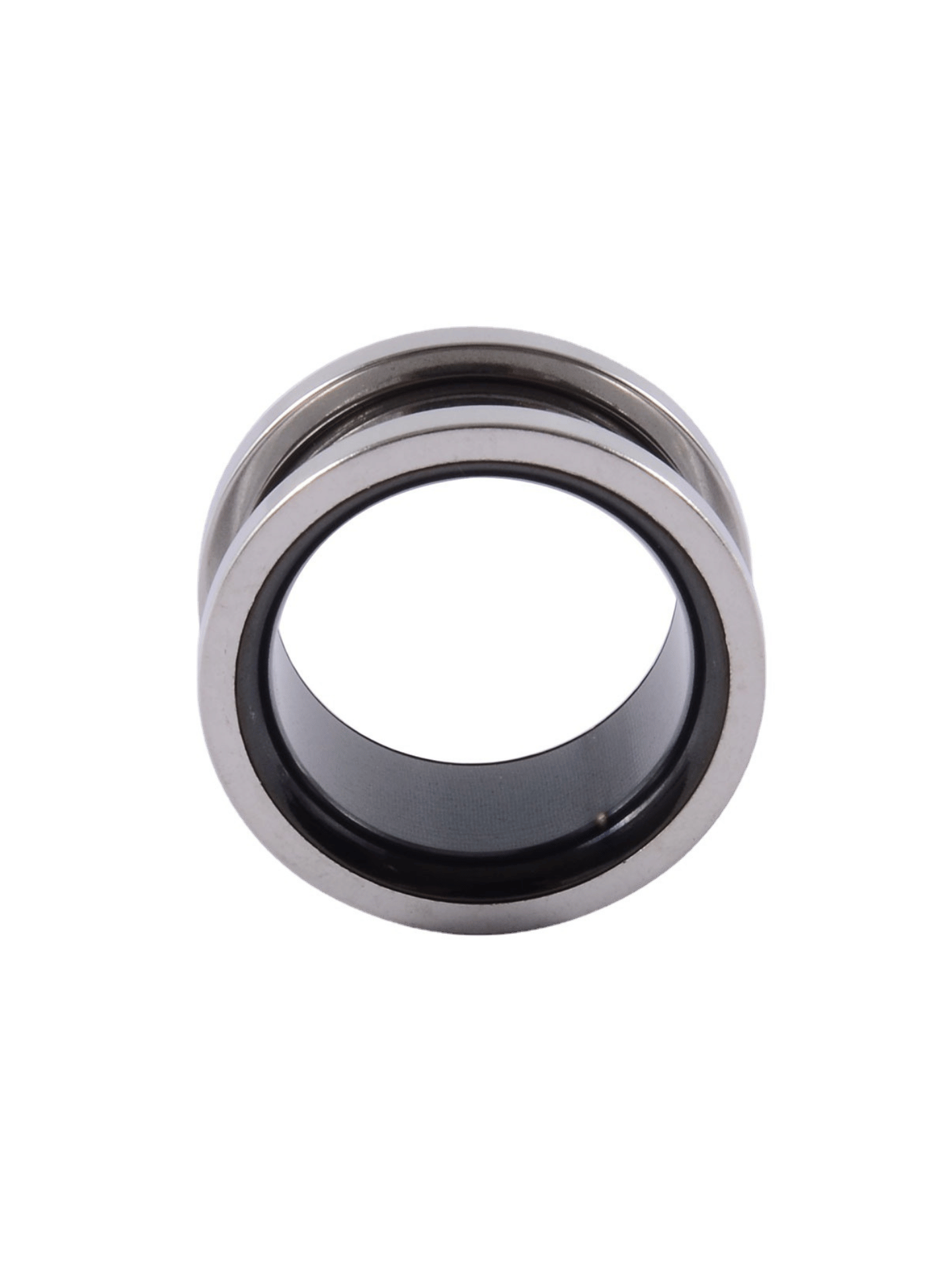 dual color flate flared ear tunnels