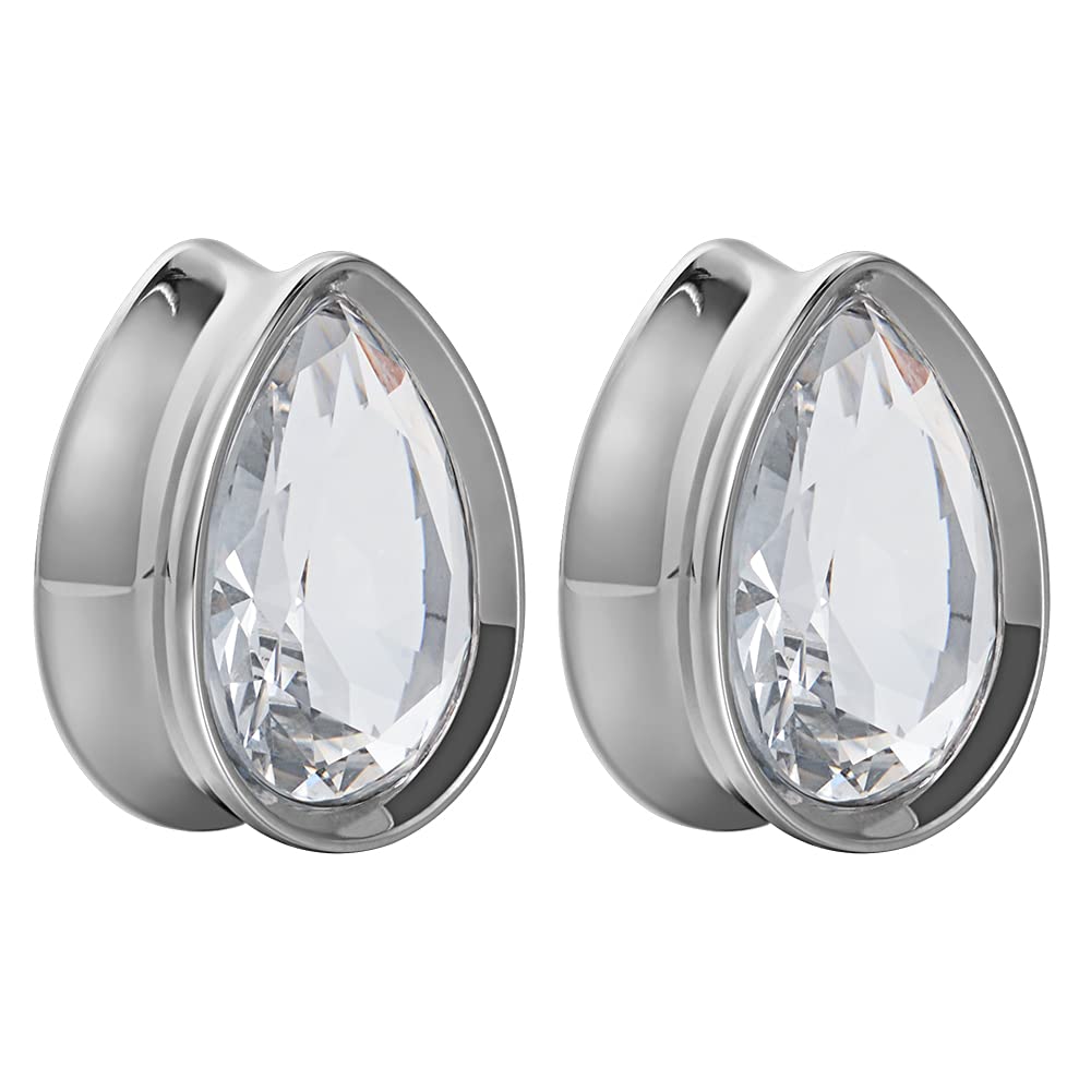 PunkPlugs Water Drop Ear Gauges Plugs