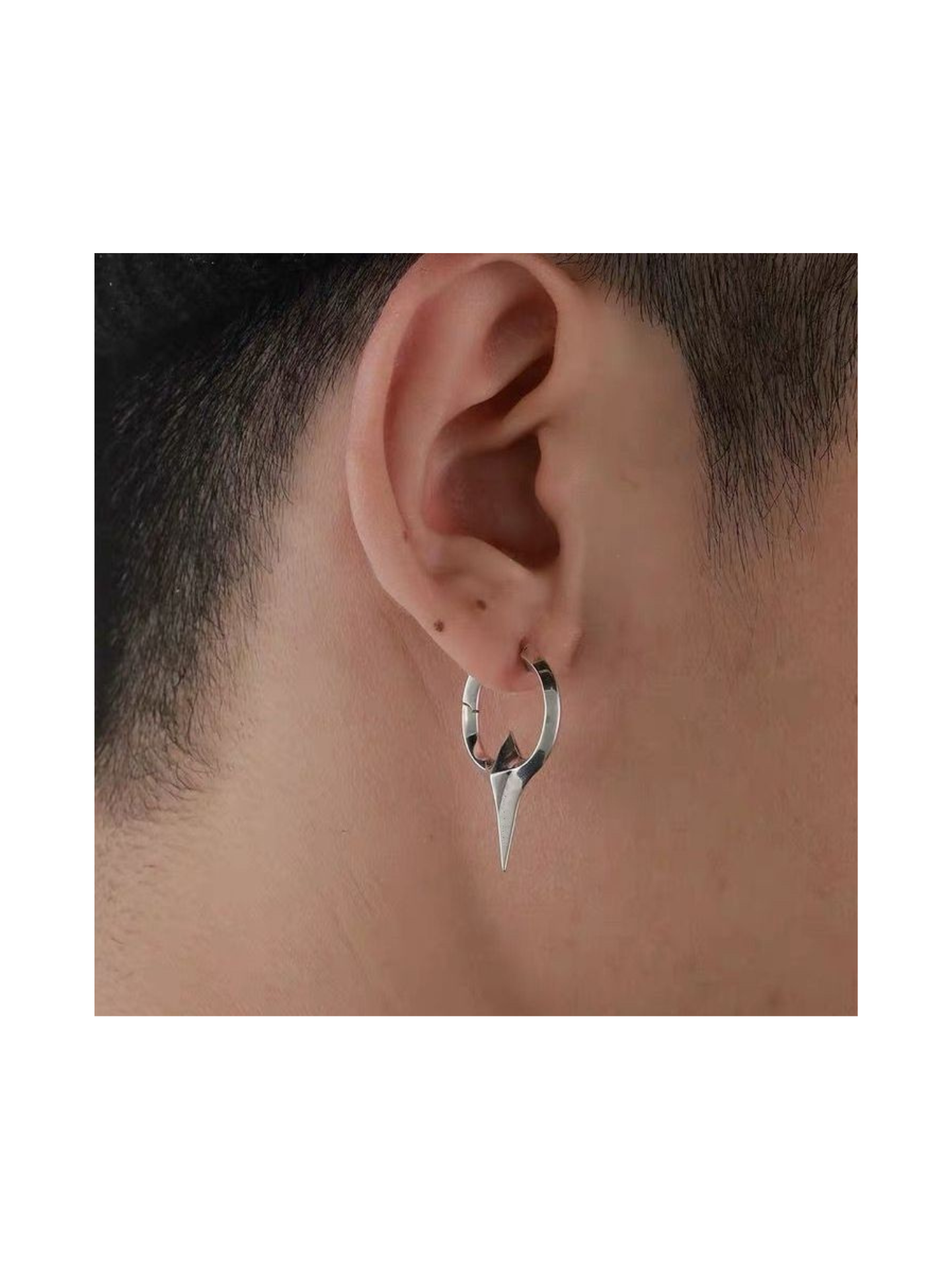 Spike Clicker Hoop Earrings