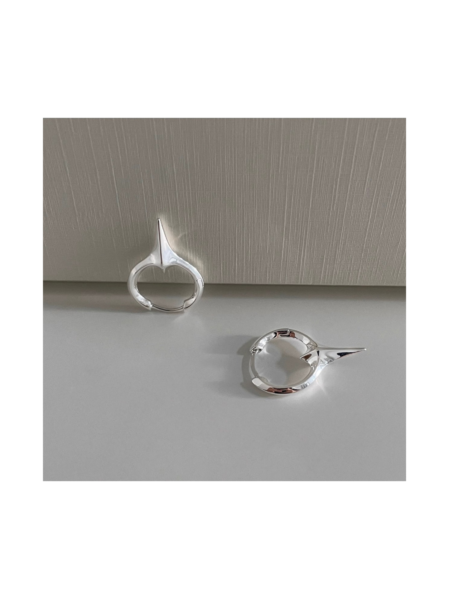 Spike Clicker Hoop Earrings