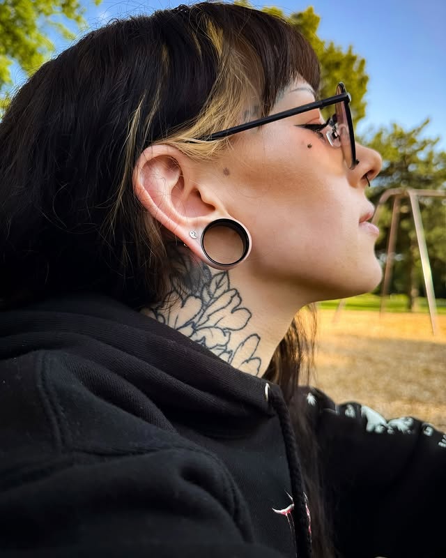 PunkPlugs Double-Flared Threaded Ear Tunnels - Customable