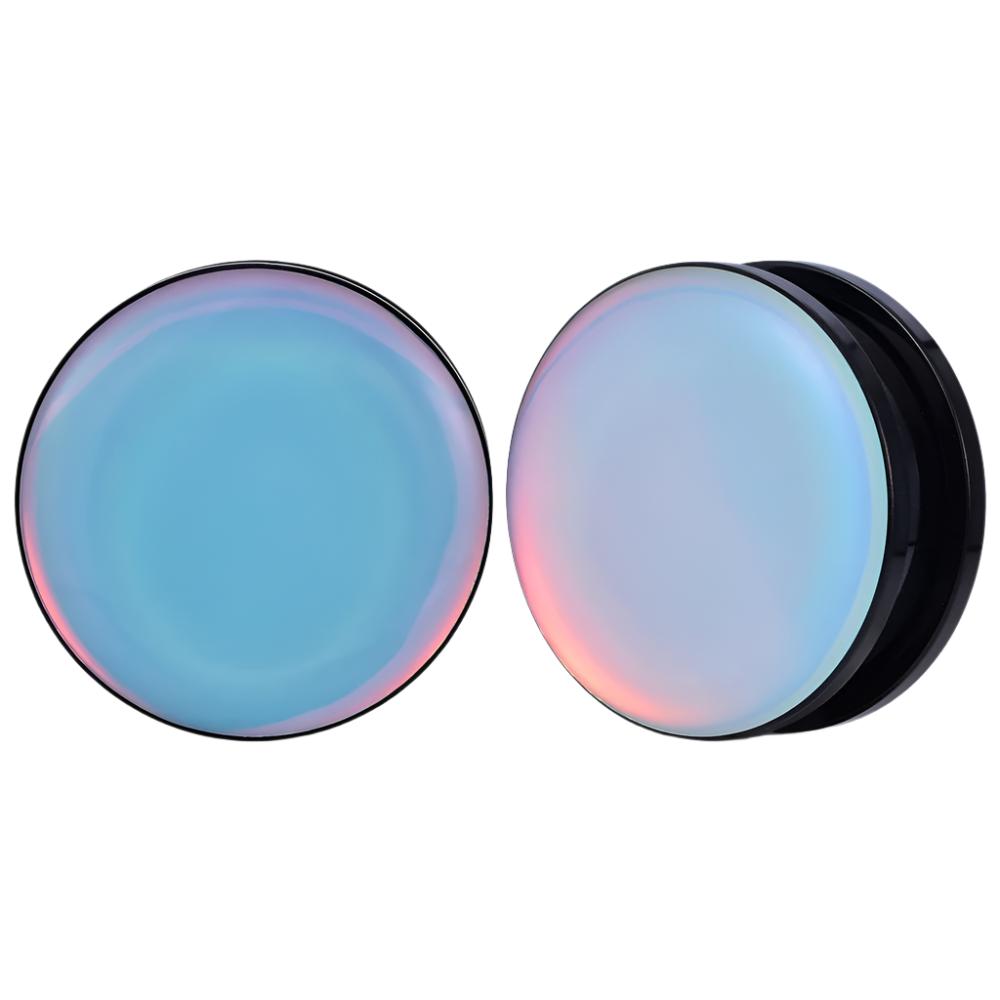 PunkPlugs Reflective Ear Plugs and TunnelsSolid DesignBlue - PunkPlugs