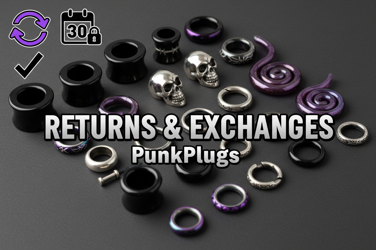 PunkPlugs Returns & Exchanges