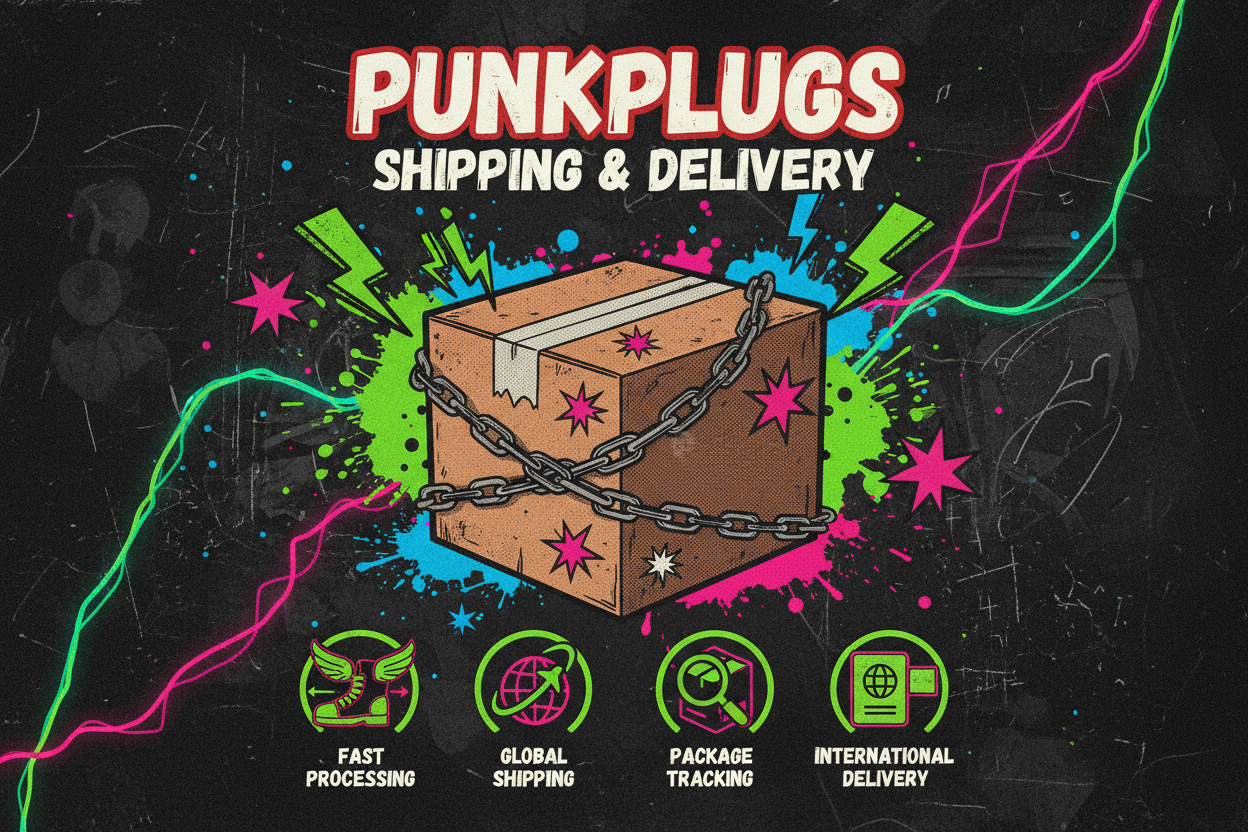 PunkPlugs Shipping & Delivery