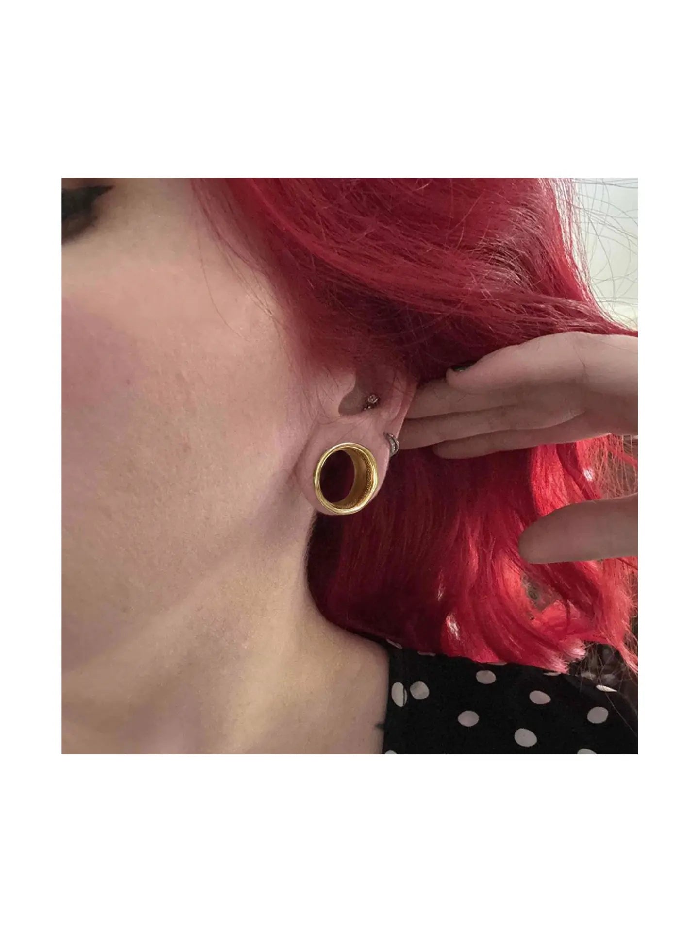 Double Flared Stainless Steel Ear Tunnels – PVD Vacuum Plated