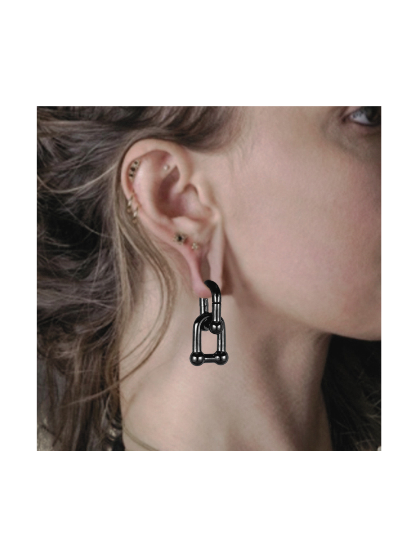 Ocean Wave Stainless Steel Ear Weights/Hangers