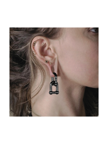 Ocean Wave Stainless Steel Ear Weights/Hangers