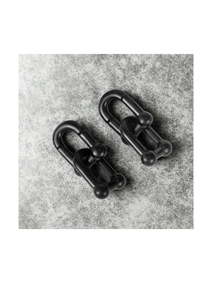 Ocean Wave Stainless Steel Ear Weights/Hangers