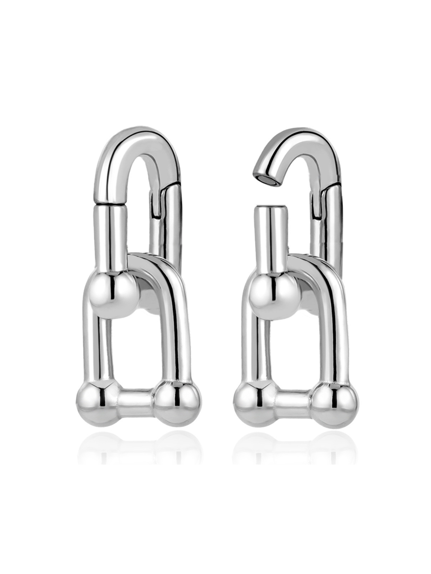 Ocean Wave Stainless Steel Ear Weights/Hangers