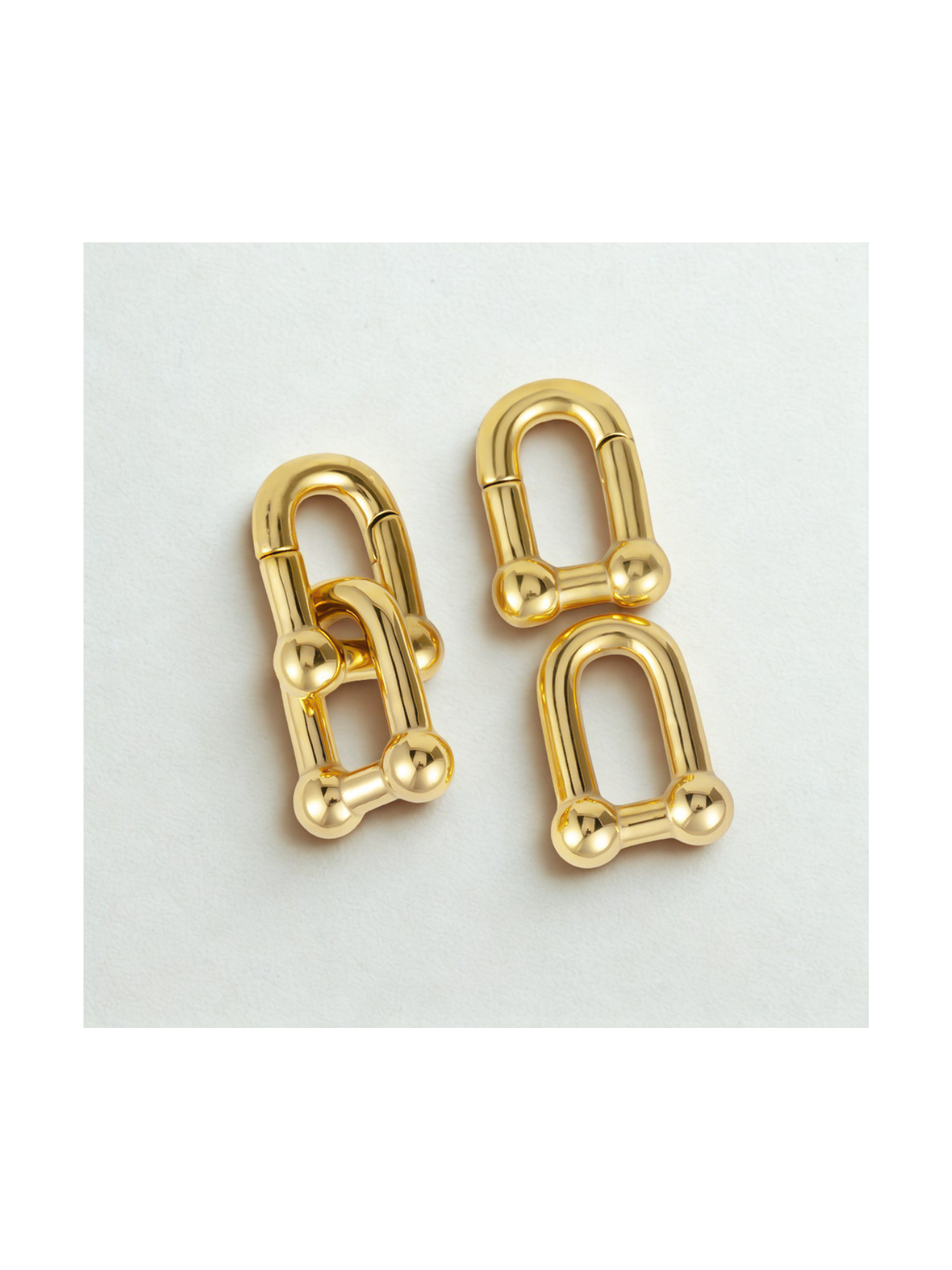 Ocean Wave Stainless Steel Ear Weights/Hangers