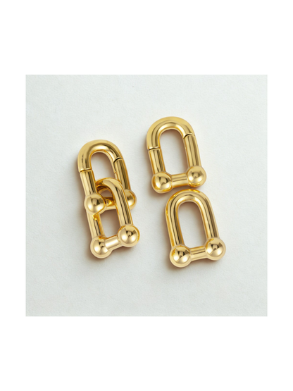 Ocean Wave Stainless Steel Ear Weights/Hangers