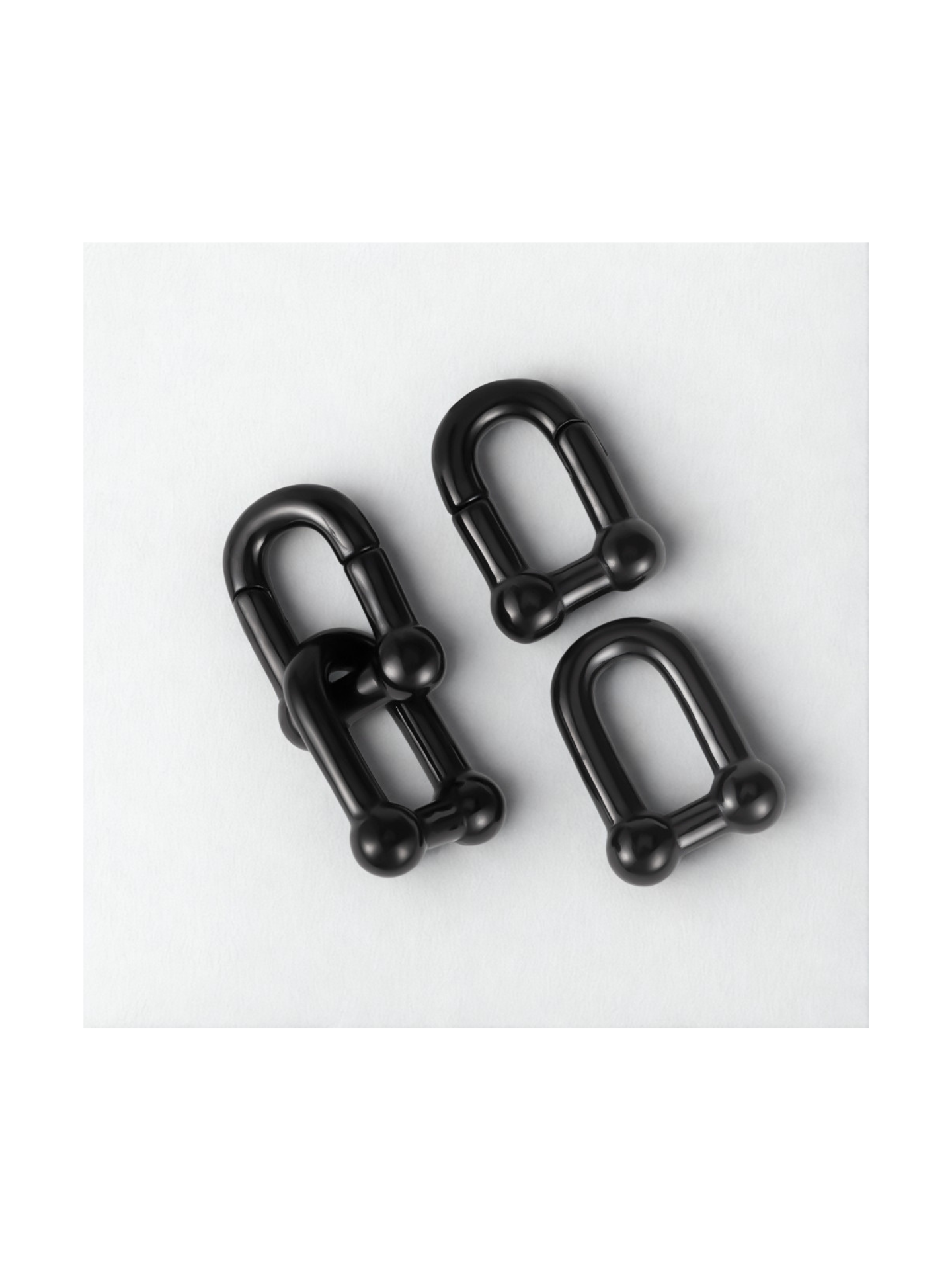 Ocean Wave Stainless Steel Ear Weights/Hangers