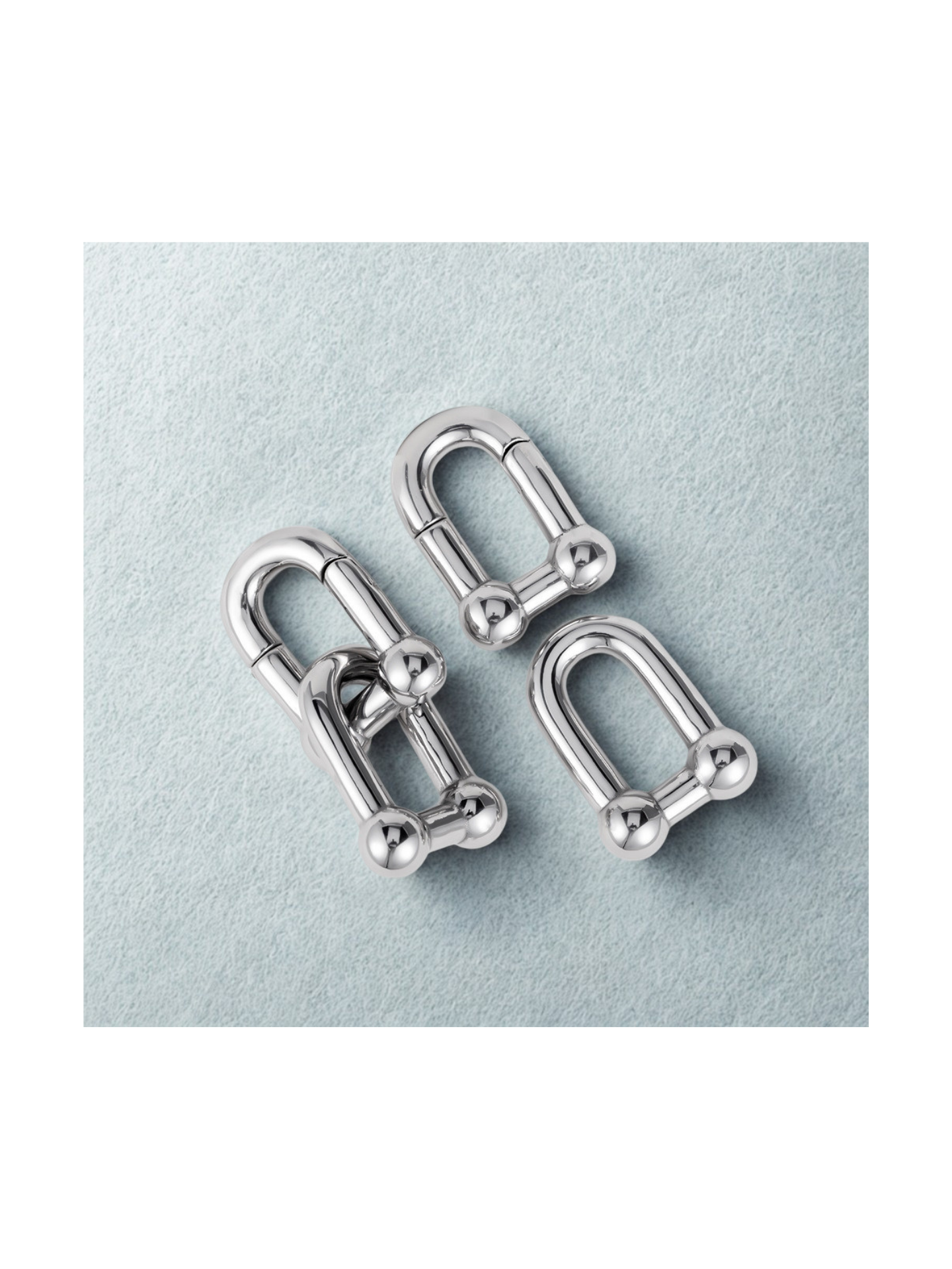 Ocean Wave Stainless Steel Ear Weights/Hangers