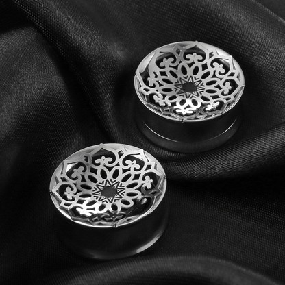 Mandala Ear Tunnels