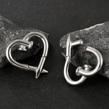 PunkPlugs Nailed It! Heart-Shape Ear Hangers