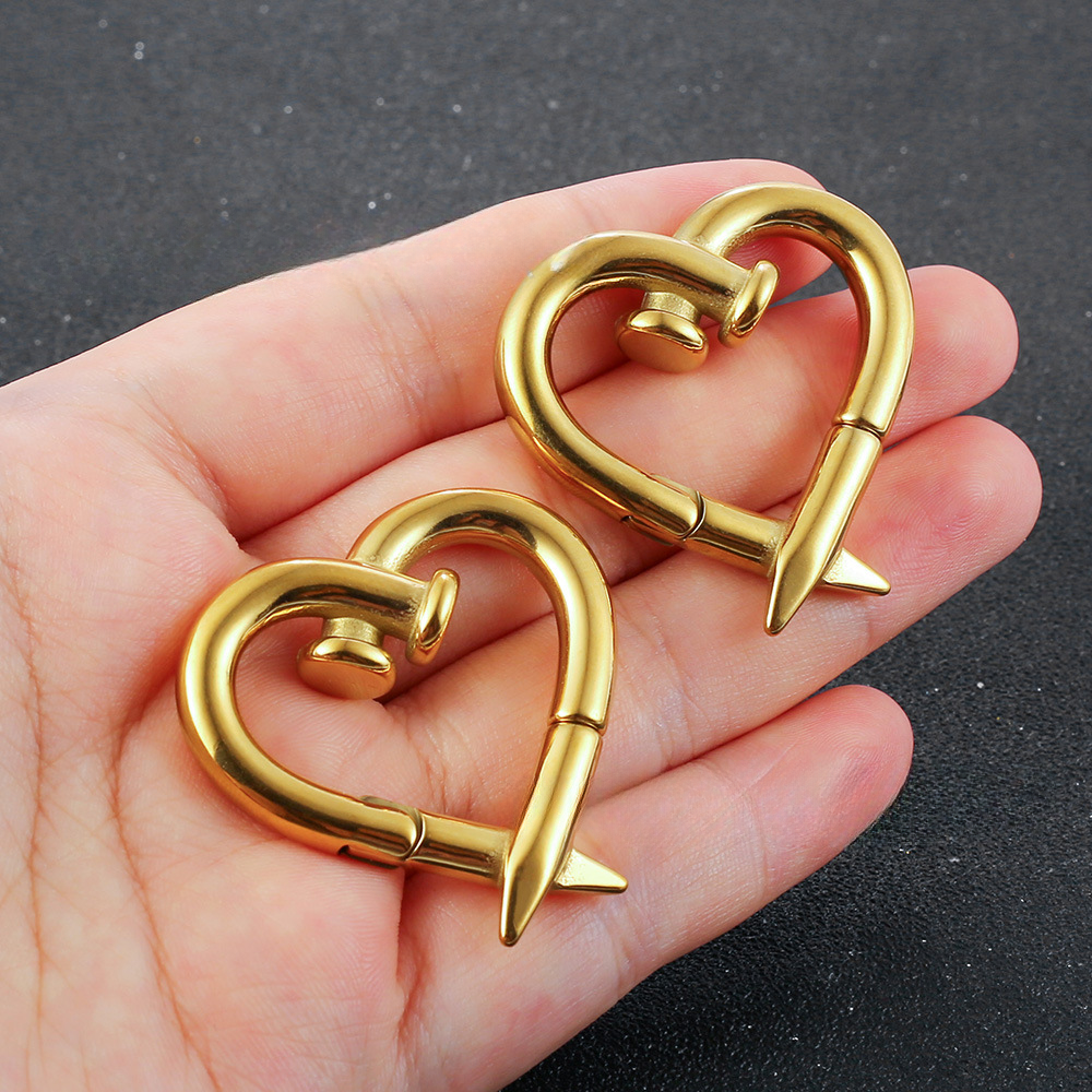 PunkPlugs Nailed It! Heart-Shape Ear Hangers