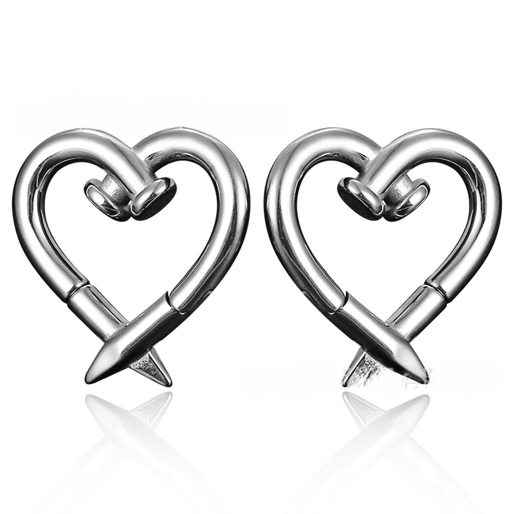 PunkPlugs Nailed It! Heart-Shape Ear Hangers