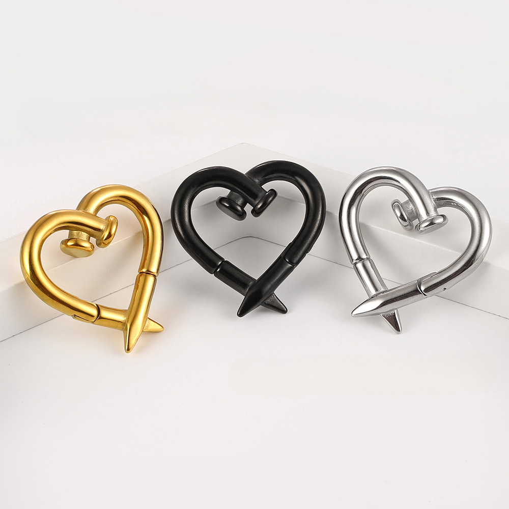 PunkPlugs Nailed It! Heart-Shape Ear Hangers