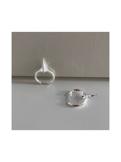 Spike Clicker Hoop Earrings