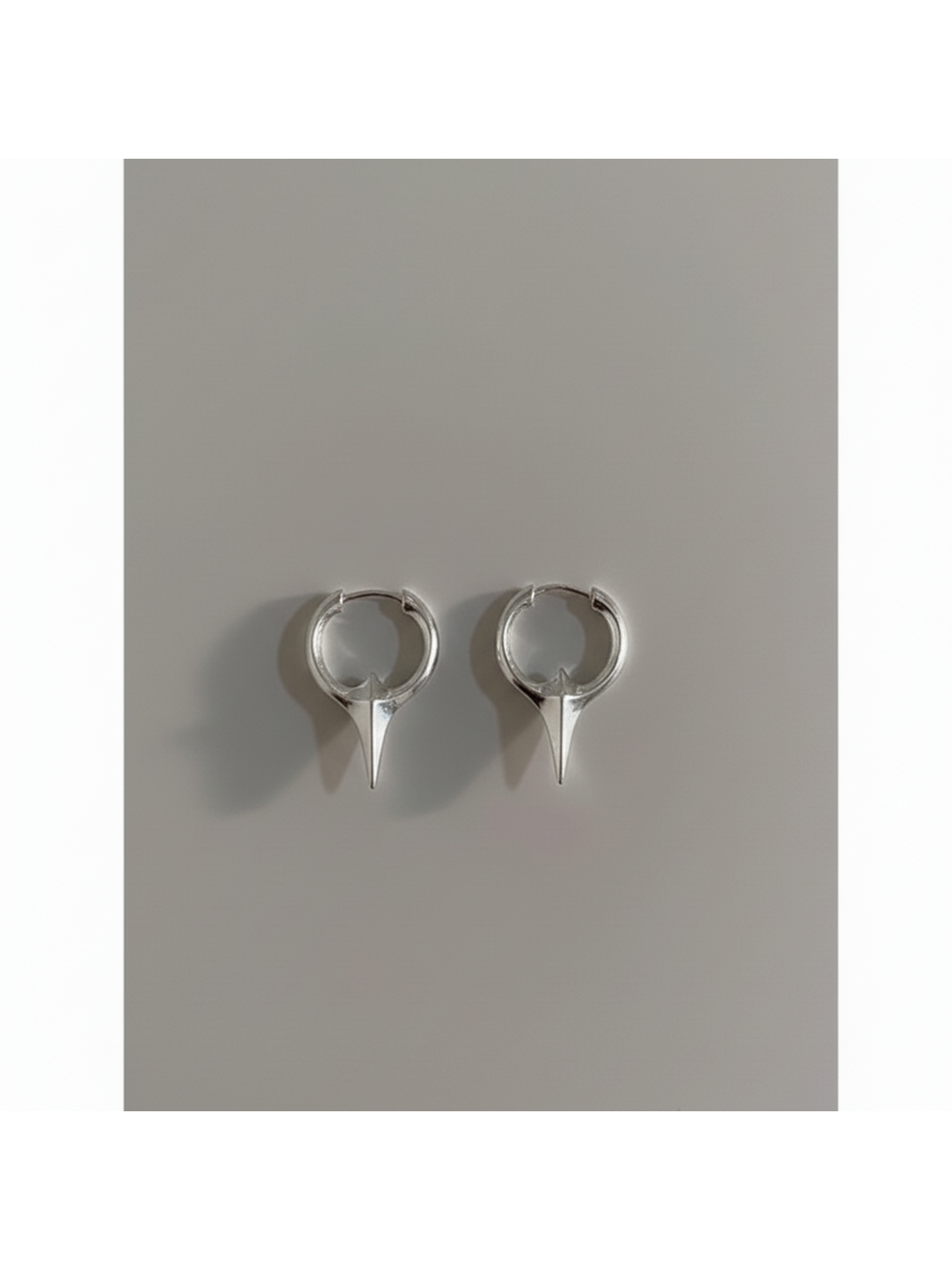 Spike Clicker Hoop Earrings