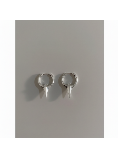 Spike Clicker Hoop Earrings