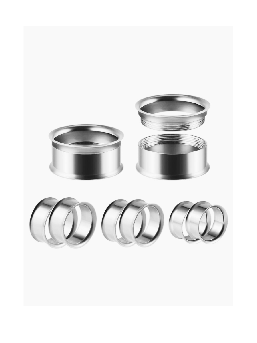 Double Flared Ear Tunnels