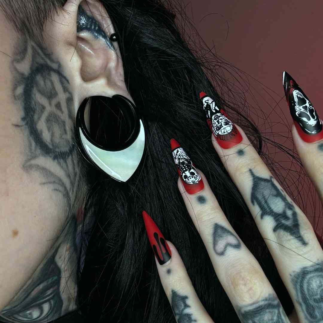 PunkPlugs Notch White Shell Inlay Ear Saddles