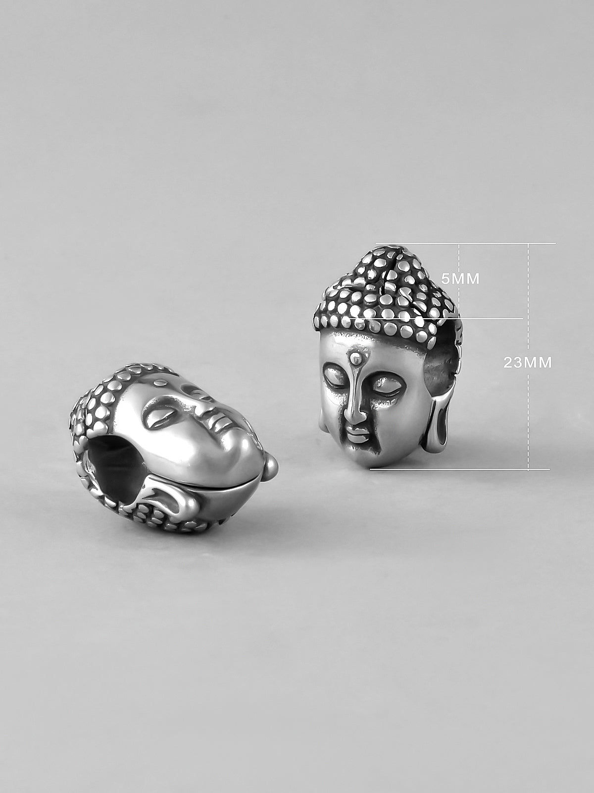 PunkPlugs Buddha Ear Weights and HangersSilver15mm - PunkPlugs