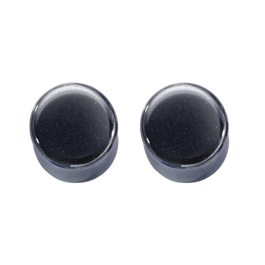 PunkPlugs Natural Stone Ear PlugsBlack2g (6mm) - PunkPlugs