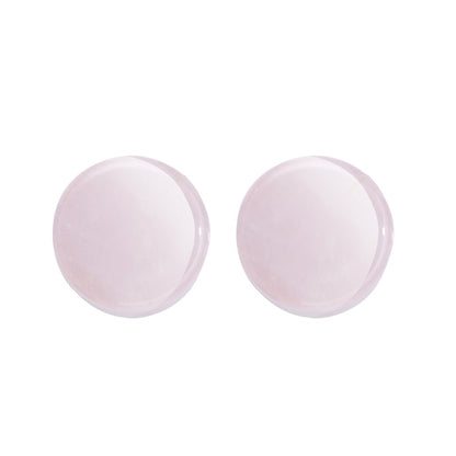 PunkPlugs Natural Stone Ear PlugsPink2g (6mm) - PunkPlugs