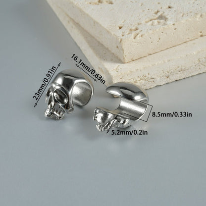 skull head ear weights