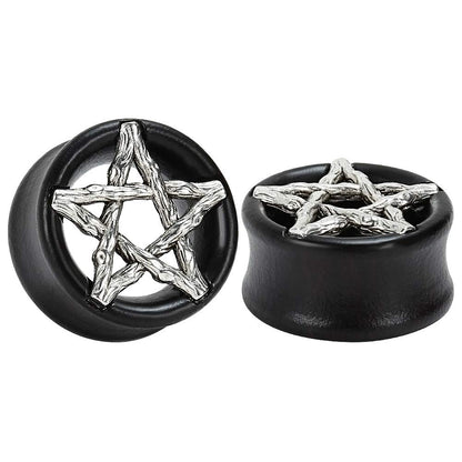 PunkPlugs Skull Head Ear Tunnels - 1 Pair/2 PiecesStar0g (8mm) - PunkPlugs