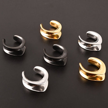 PunkPlugs Vast Ear Saddle Hangers for Stretched EarsGold0g (8mm) - PunkPlugs