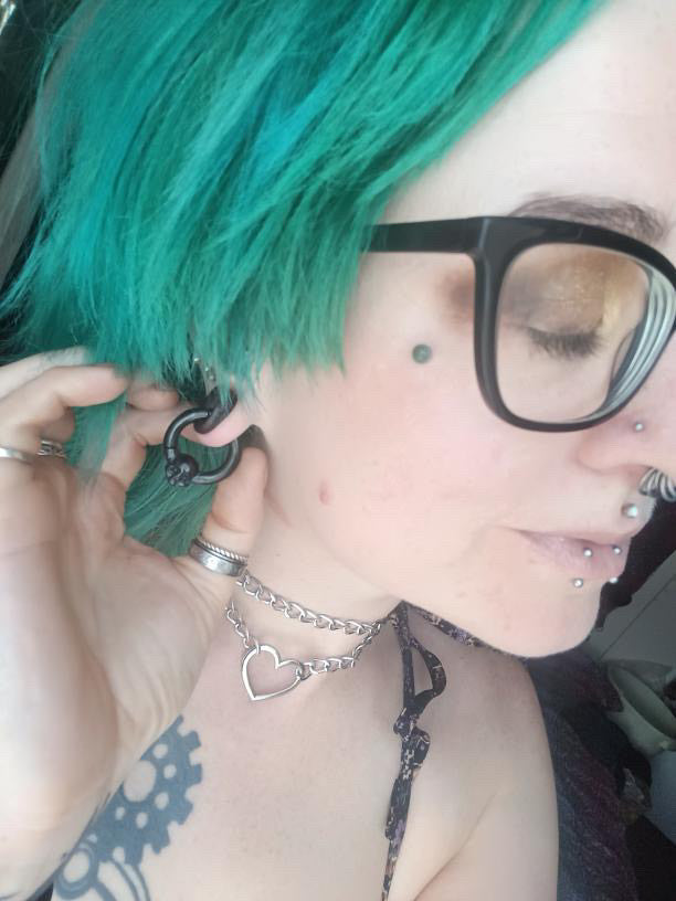 PunkPlugs Skull Magnet Ear Hangers