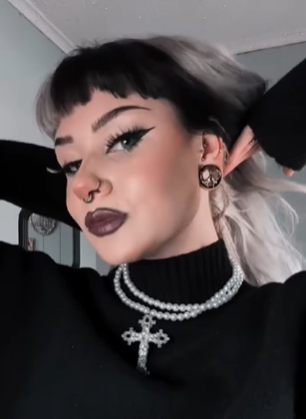 Punkplugs Unique Skull Head Ear Gauges TunnelsGold0g (8mm) - PunkPlugs